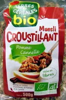 Mängden socker i Muesli croustillant pommes canelle