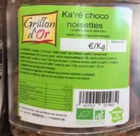 Mängden socker i Ka're Choco Noisettes