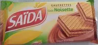 Mängden socker i Saïda gaufrettes goût noisettes