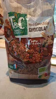 Mängden socker i muesli croustillant chocolat