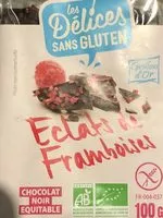 Mängden socker i Chocolait Noir Eclats De Framboises