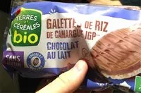Mängden socker i Galettes de riz nappées au chocolat au lait