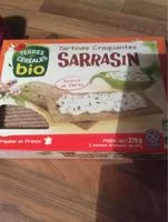 Mängden socker i Tartines Craquantes Sarrasin Bio sans gluten