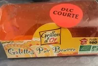 Mängden socker i Galettes Pur Beurre