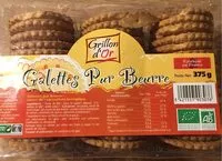 Mängden socker i Galettes pur beurre