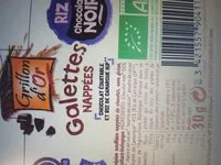 Mängden socker i Epicerie / Epicerie Sucrée / Galettes Riz Et Céréales