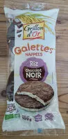 Mängden socker i Galettes de riz chocolat noir