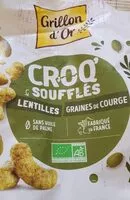 Mängden socker i Croq'soufflé lentilles graines de courge