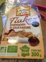 Mängden socker i Flakes Sarrasin et Châtaigne