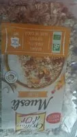 Mängden socker i Muesli Fruits
