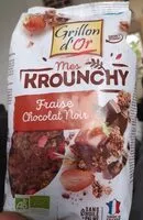 Mängden socker i Mes Krounchy Fraise Chocolat Noir