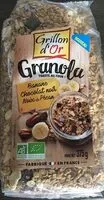 Mängden socker i Granola banane chocolat noir noix de Pécan