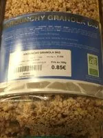 Mängden socker i Krounchy granola bio