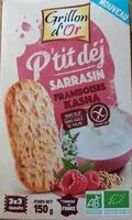 Mängden socker i P'tit déj - Sarrasin Framboise Kasha
