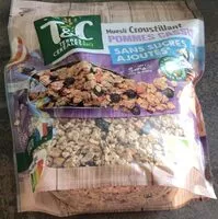 Mängden socker i Muesli croustillant pommes cassis