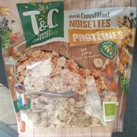 Mängden socker i Muesli croustillant noisettes protéines