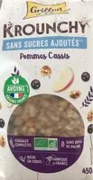 Mängden socker i Krounchy - Pommes cassis