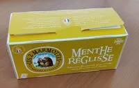 Mängden socker i Menthe Réglisse