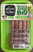Mängden socker i Saucisses nature de volaille bio