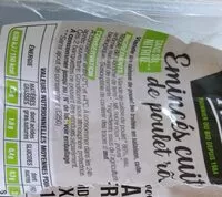 Mängden socker i Émincés cuits de poulet rôti