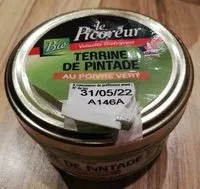 Mängden socker i Terrine de pintade au poivre vert