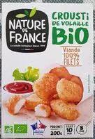 Mängden socker i Crousti' de volaille