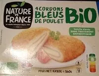Mängden socker i Cordons bleus de poulet bio
