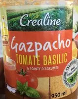 Mängden socker i Gazpacho Tomate Basilic &  Pointe d'agrumes