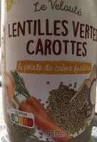 Mängden socker i Velouté lentilles vertes carottes