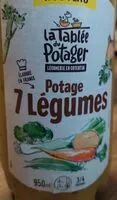 Mängden socker i Potage 7 légumes