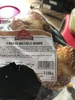 Mängden socker i Bretzels boules sesame