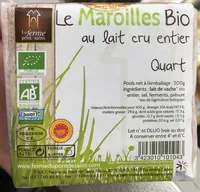 Mängden socker i Le Maroilles bio au lait cru entier Quart