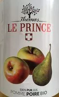 Mängden socker i Thomas le prince pur jus pomme poire bio