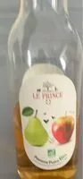 Mängden socker i Jus de pomme poire bio