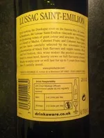 Mängden socker i Lussac Saint-Emilion 2012/2017