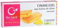 Mängden socker i Financiers aux Écorces de Citron