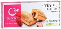 Mängden socker i Keeny' bio confiture de fraise