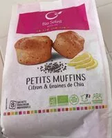 Mängden socker i Petits muffins citron et graines de chia