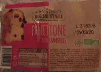 Mängden socker i Panettone aux cranberries