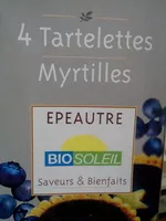 Mängden socker i 4 Tartelettes Myrtilles Épeautre