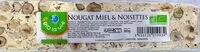 Mängden socker i Nougat miel et noisettes