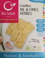 Mängden socker i Crackers ail & fines herbes
