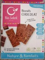 Mängden socker i Biscuits chocolat