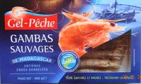 Mängden socker i Gambas sauvages de Madagascar