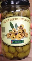 Mängden socker i Olives Vertes dénoyautées