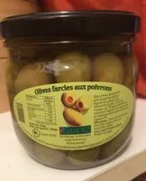 Mängden socker i Olive farcies aux poivrons