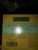 Mängden socker i Croquants aux amandes