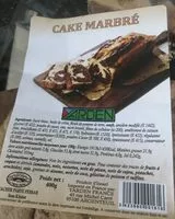 Mängden socker i Cake marbré