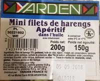 Mängden socker i Mini Filets De Harengs