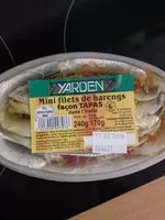 Mängden socker i Mini Filets De Harengs